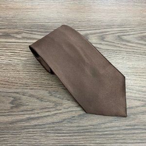 Stafford Chocolate Brown Silk Tie